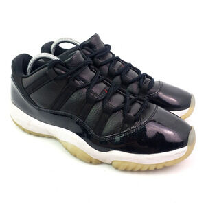 Nike Air Jordan Retro 11 Low 72-10 Mens Size 12 Black Sneaker Shoes AV2187-001